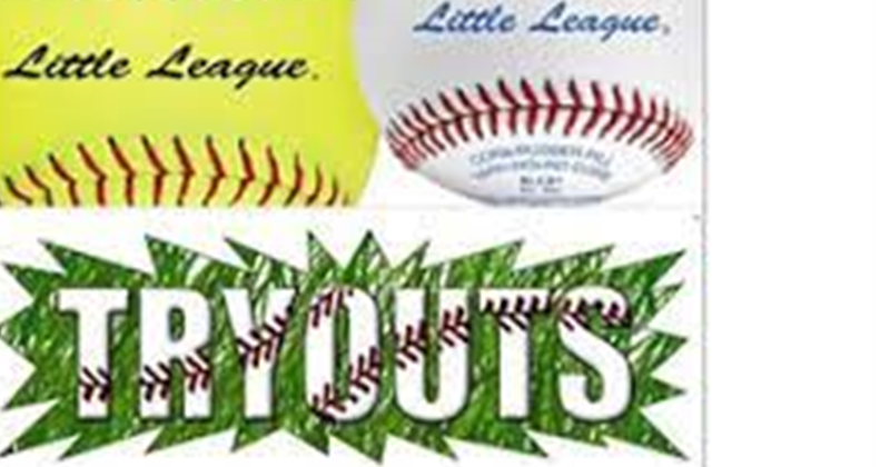 Little League Tryout/Evaluations Day 1-21-23